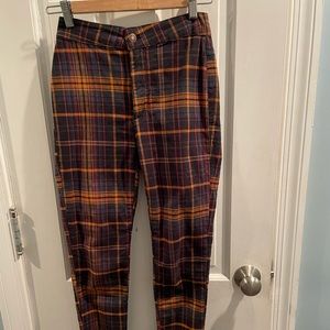 We the Free People women’s size 26 tapered plaid pants